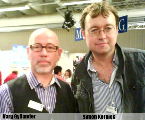 Varg Gyllander och Simon Kernick